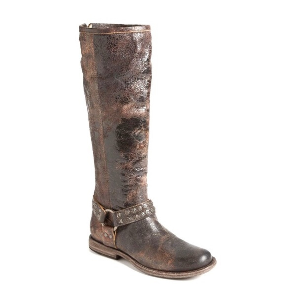 FRYE Phillip harness brown boot